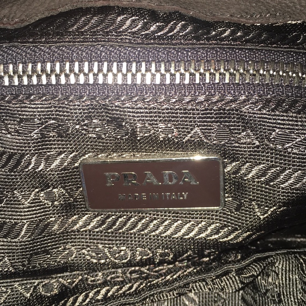 Vintage Prada Brown Suede Shoulder Bag - Picture 8 of 8